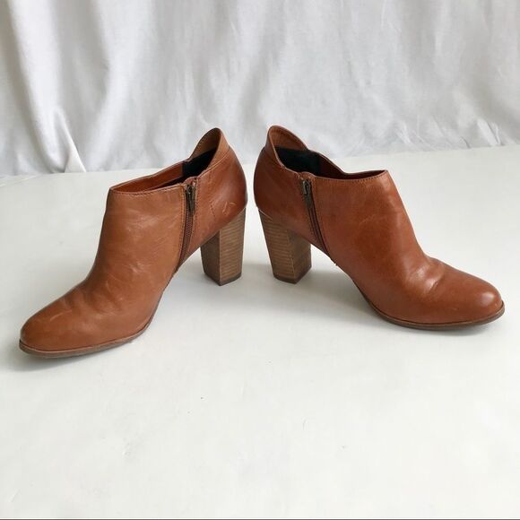 Dolce Vita Leather Chunky Zip Up Booties size 10 - Picture 4 of 12